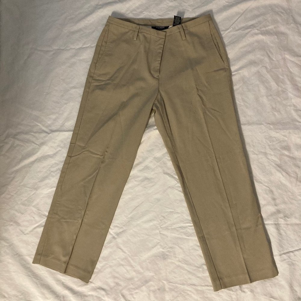 Express | Stretch Khaki Capri